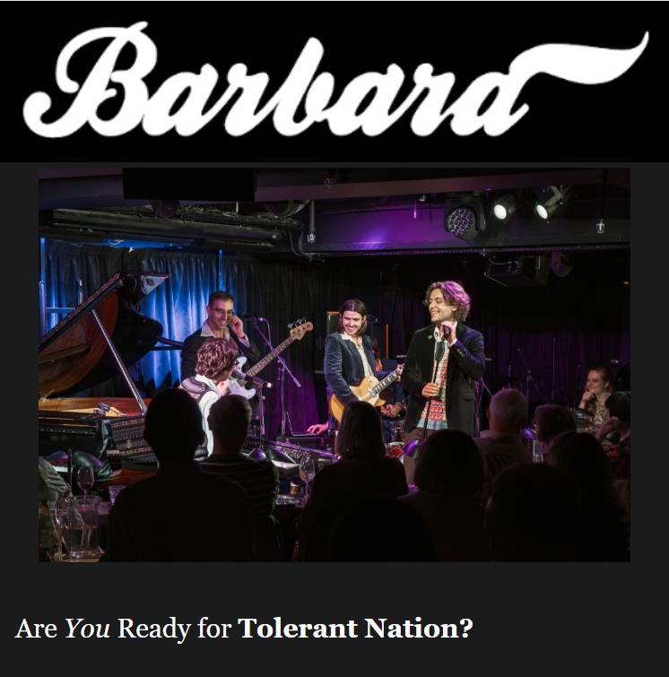 Barbara - New Single Incoming and Gigs! Gigs! Gigs!: News : At The Barrier